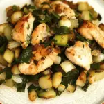 Salteado De Pollo Con Acelgas