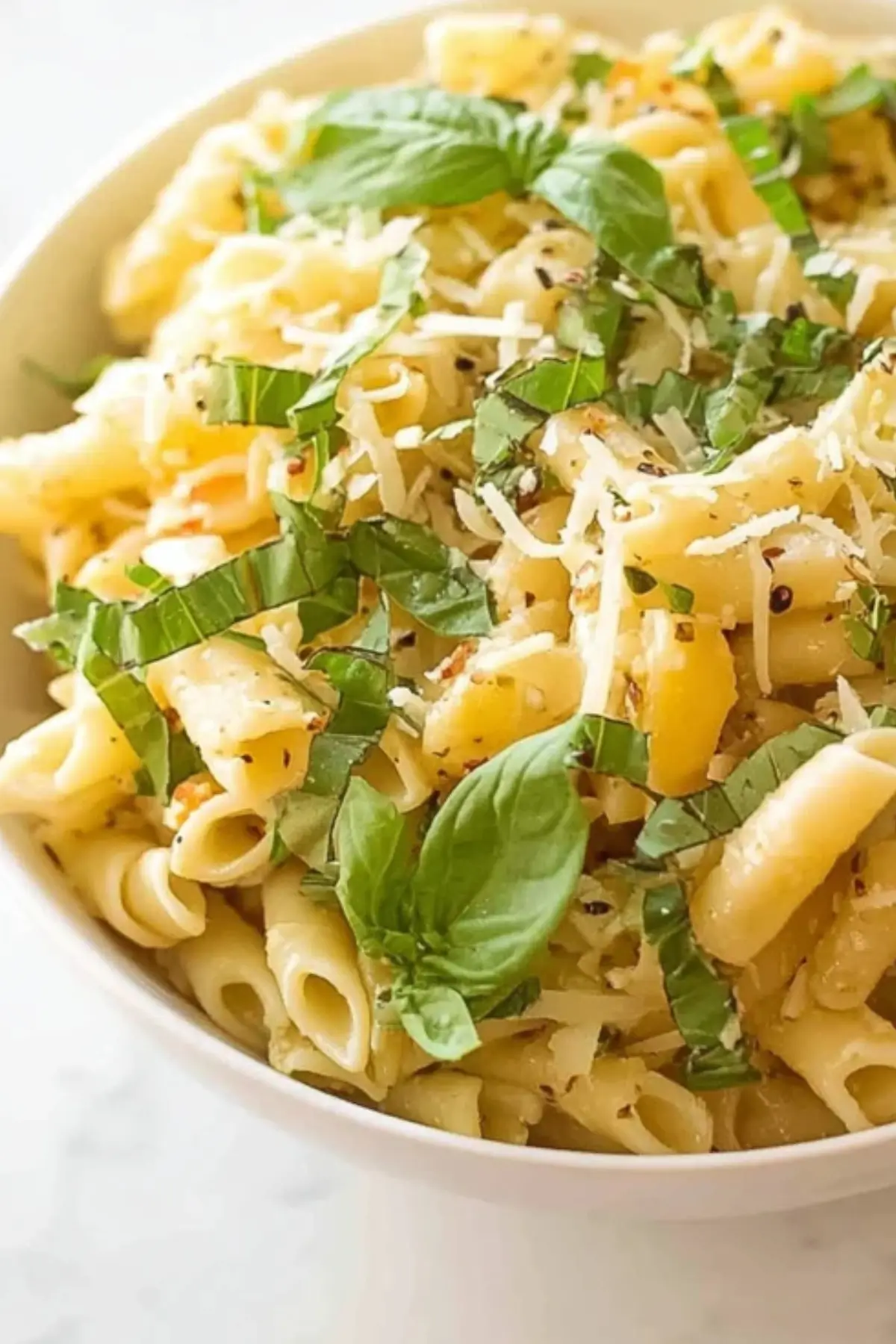 Basil Lemon Pasta Salad