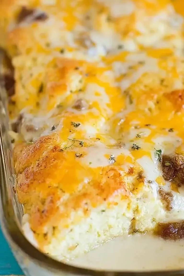 Biscuits and Gravy Casserole