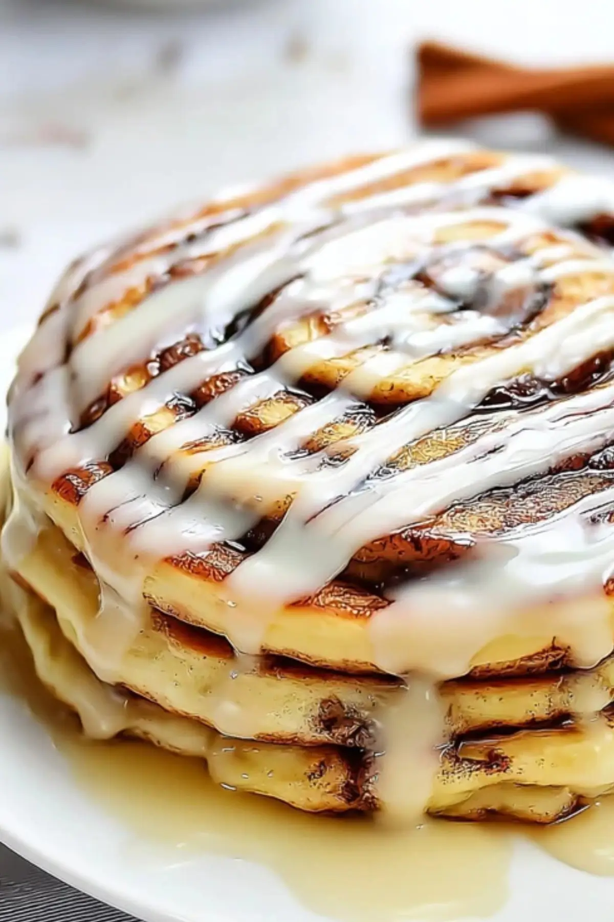 Cinnamon Roll Pancakes