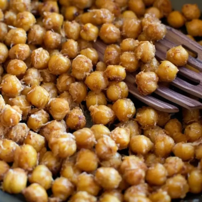 Crispy Parmesan Chickpeas