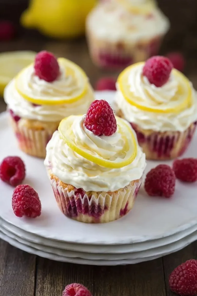 raspberry lemon heaven cupcakes