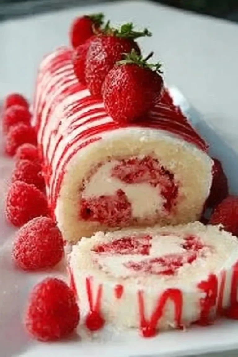 Strawberry Shortcake Cheesecake Rolls