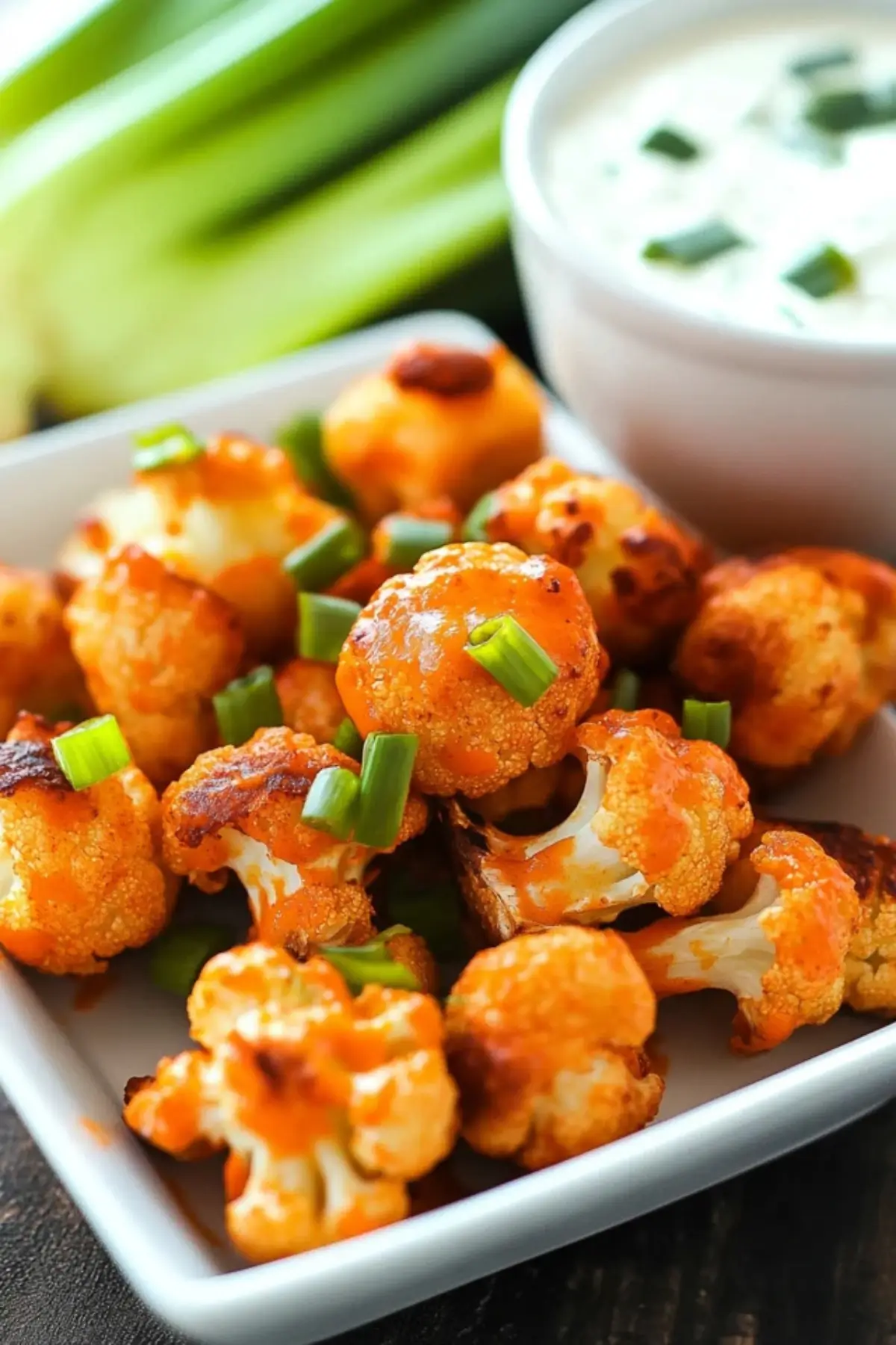 Buffalo Cauliflower Bites