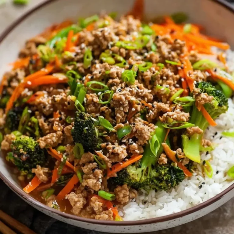 Ground Turkey Teriyaki Stir Fry