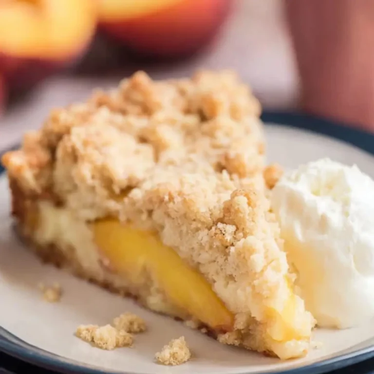 Italian Peach Crumb Cake
