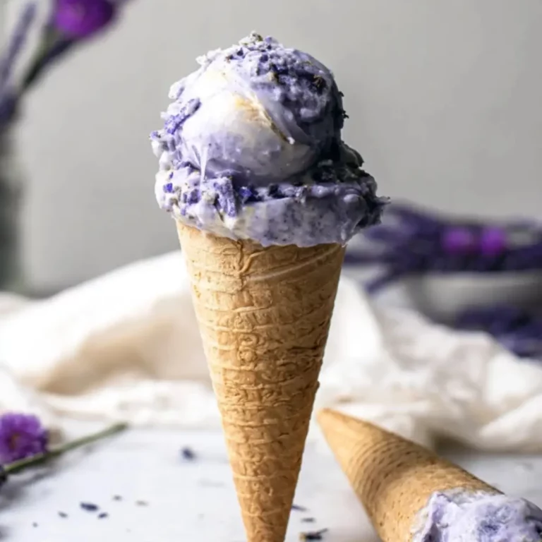 Lavender Earl Grey Ice Cream