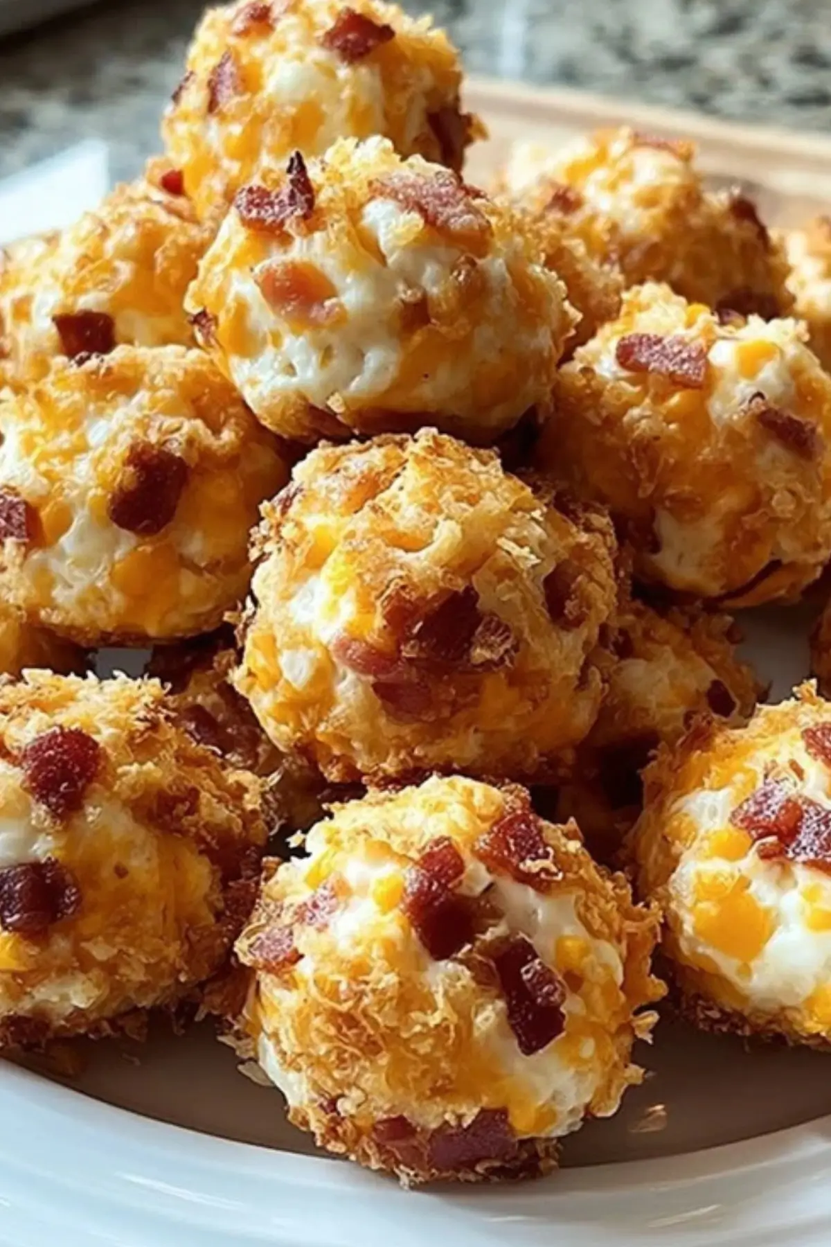 Low Carb Bacon Cheddar Mini Cheese Balls