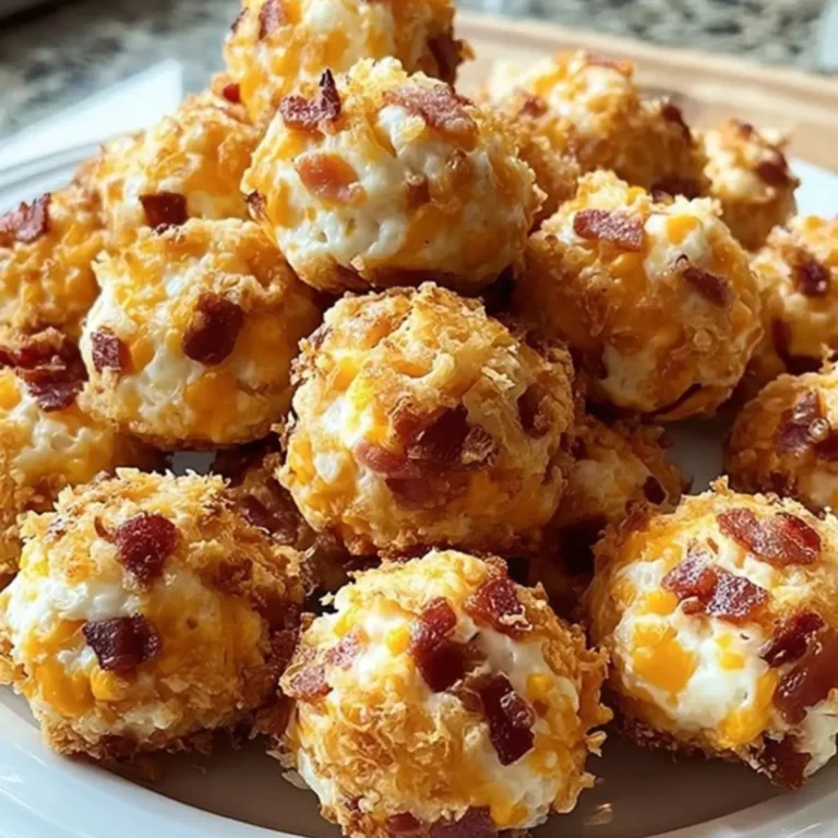 Low Carb Bacon Cheddar Mini Cheese Balls