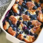 Overnight Blueberry French Toast Casserole