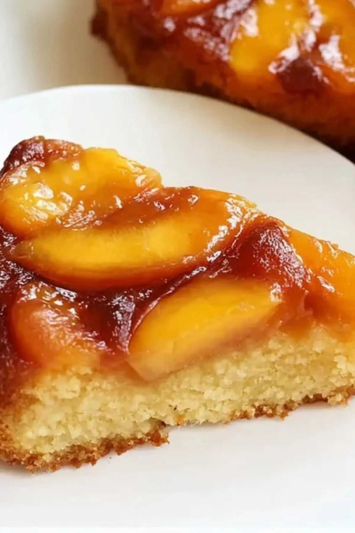 Peach Upside-Down Cake Recipe