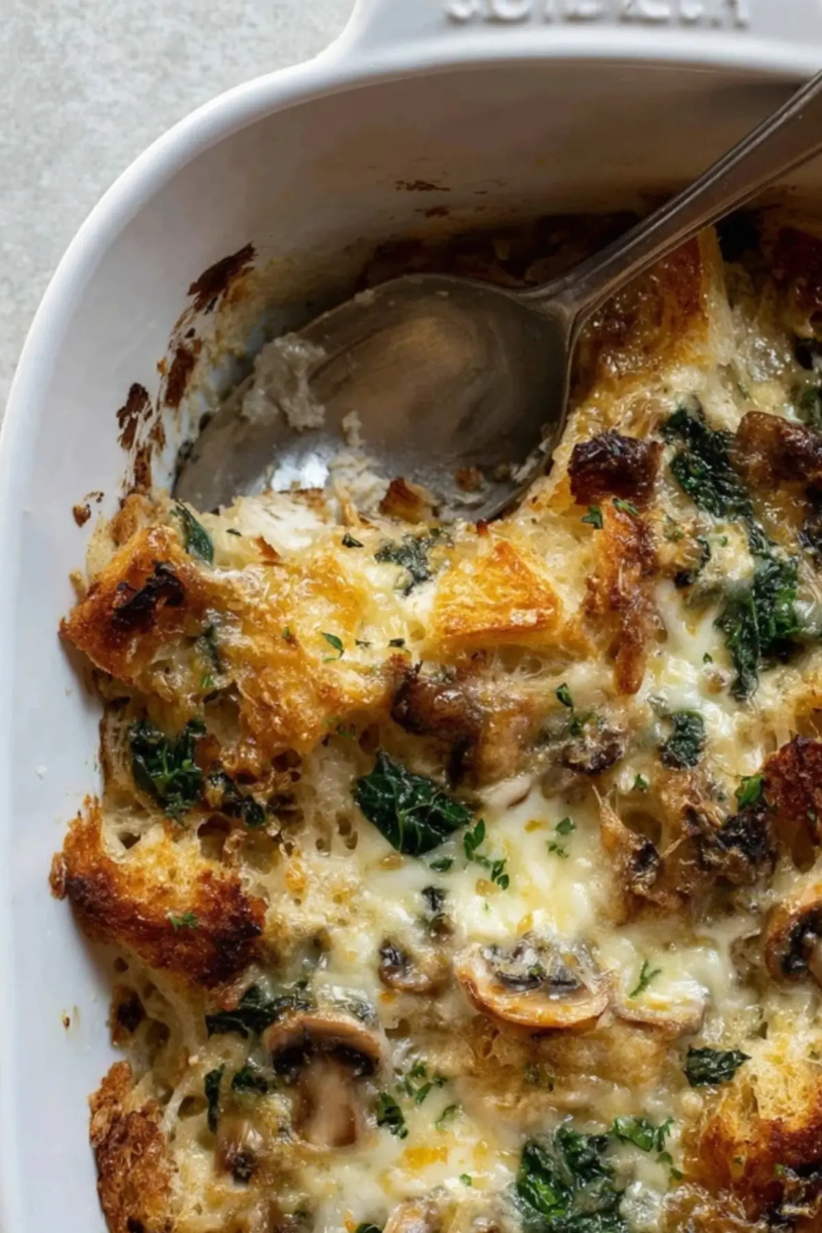 Overnight Croissant Breakfast Bake.