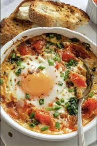 Baked Feta Eggs Recipe