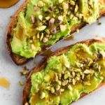 Avocado Toast with Honey and Pistachios