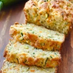 Zucchini Cheddar Cheese Herb Beer Bread