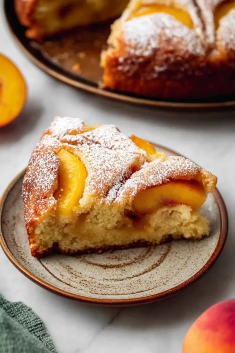 Fresh Peach Cake