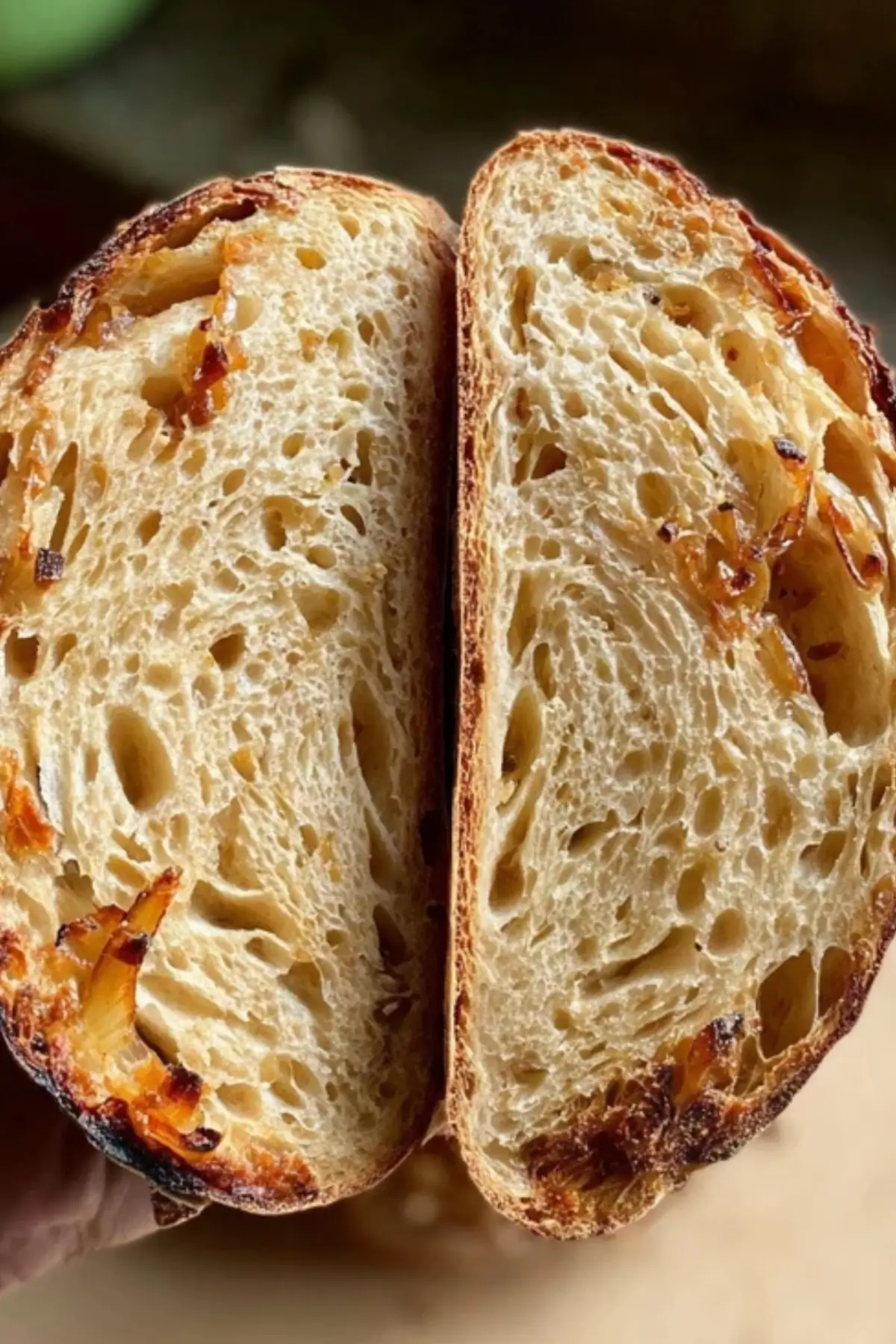 caramelized onion sourdough