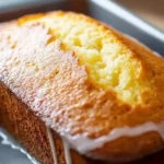 lemon bread with glaze