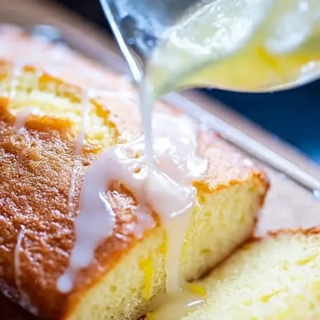 lemon bread with glaze