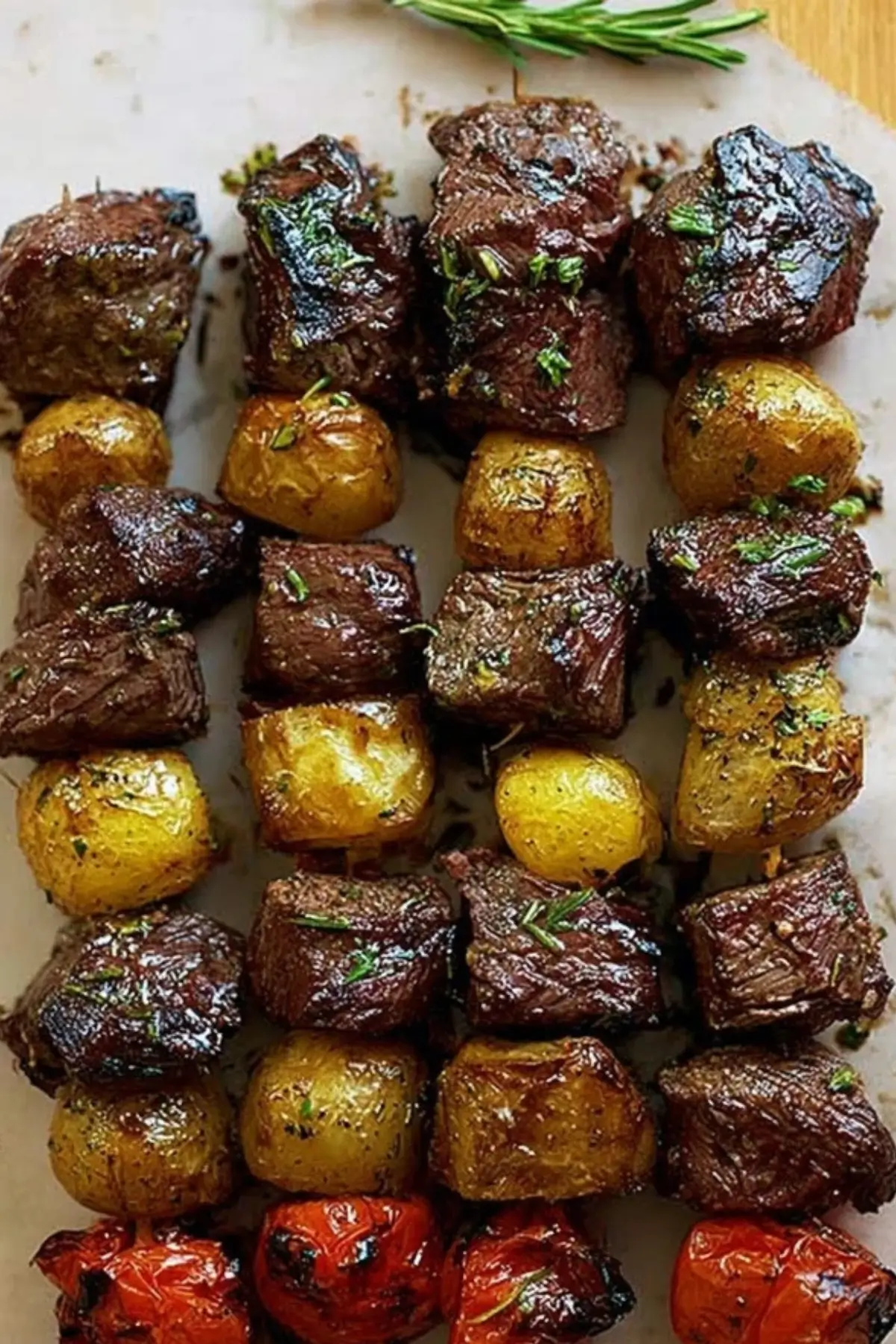 rosemary steak skewers