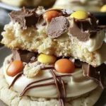 gooey reese's cheesecake cookies