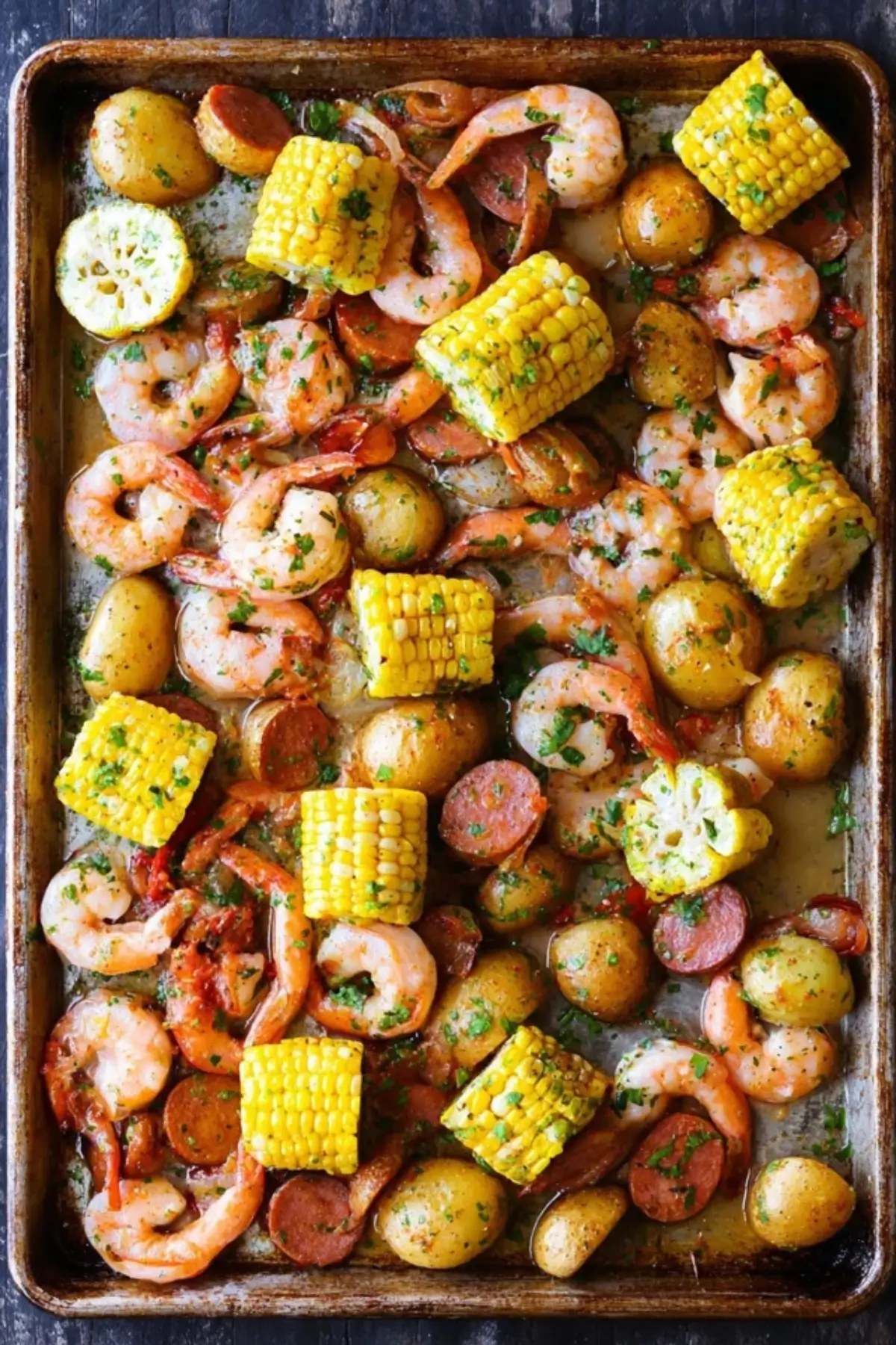 Sheet Pan Shrimp Boil