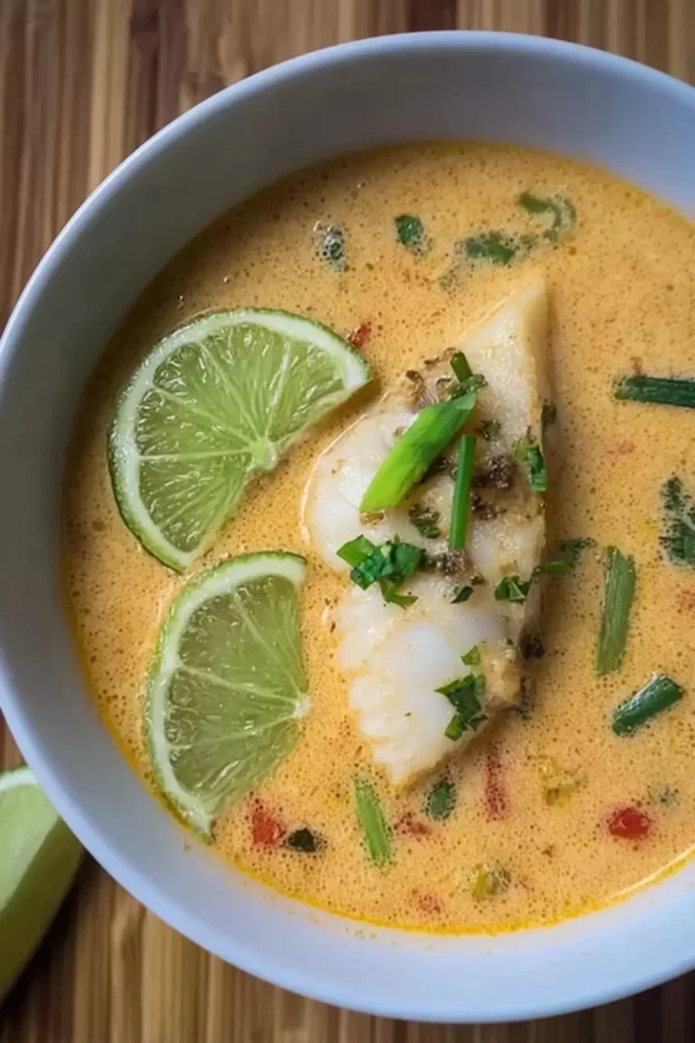 coconut lime fish soup