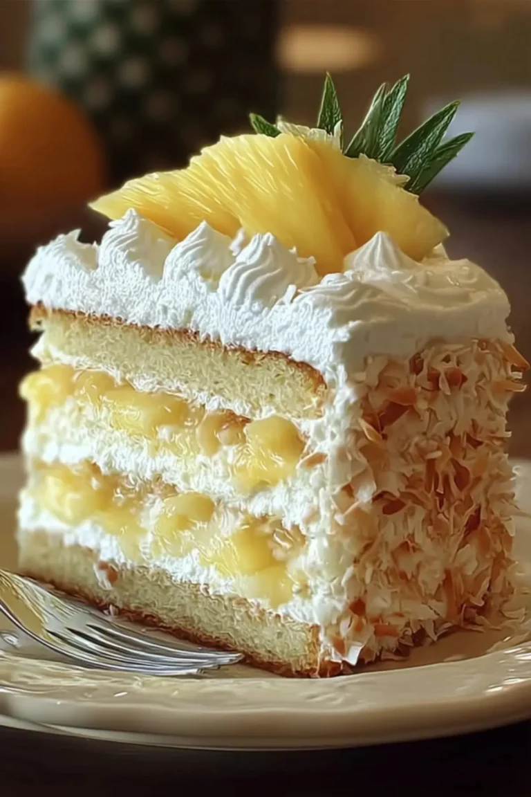 pineapple coconut dream cake