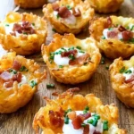 Tater Tot Appetizer Cups