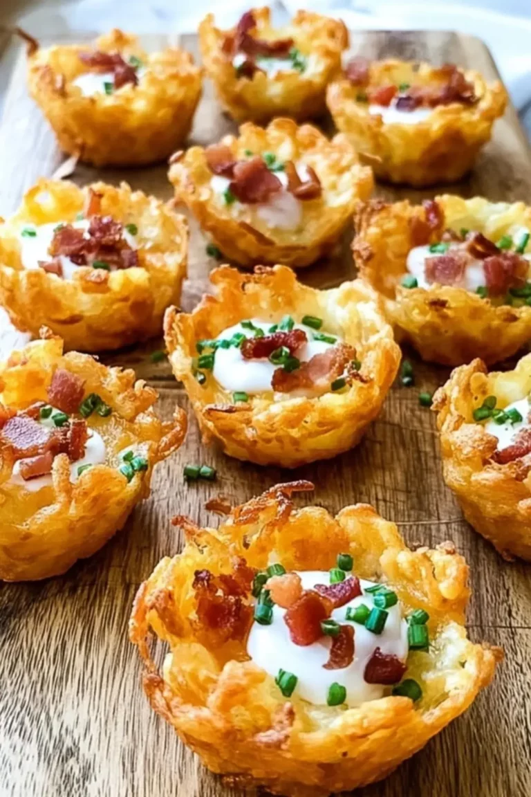 Tater Tot Appetizer Cups