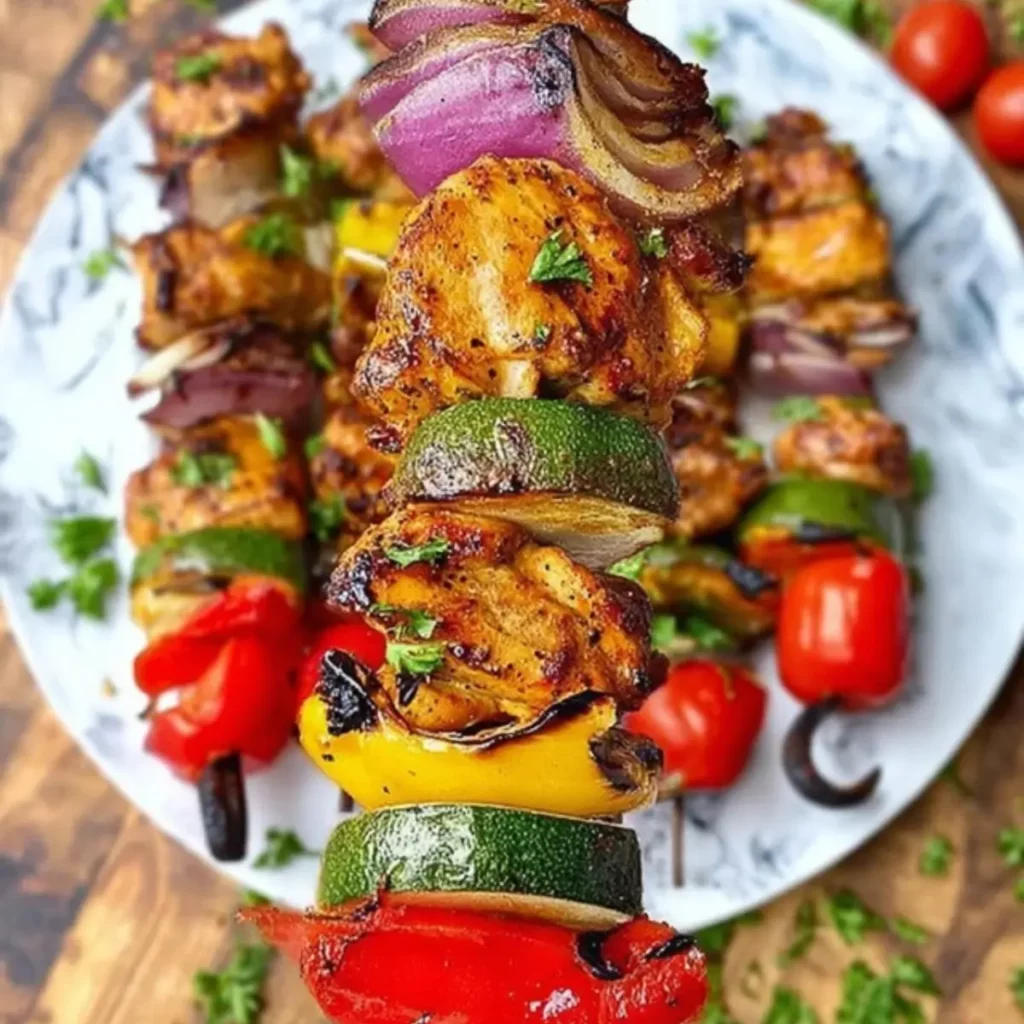 Air Fryer Chicken Kebabs