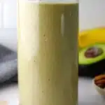 Banana Avocado Almond Milk Smoothie