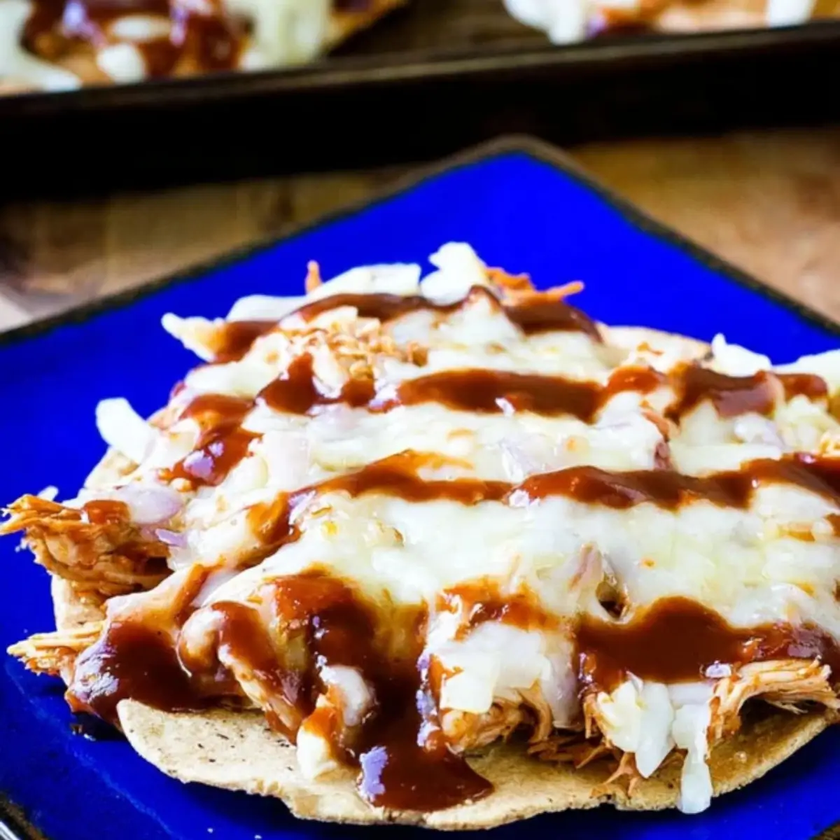 BBQ Chicken Tostadas