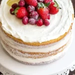 Berry Vanilla Naked Cake