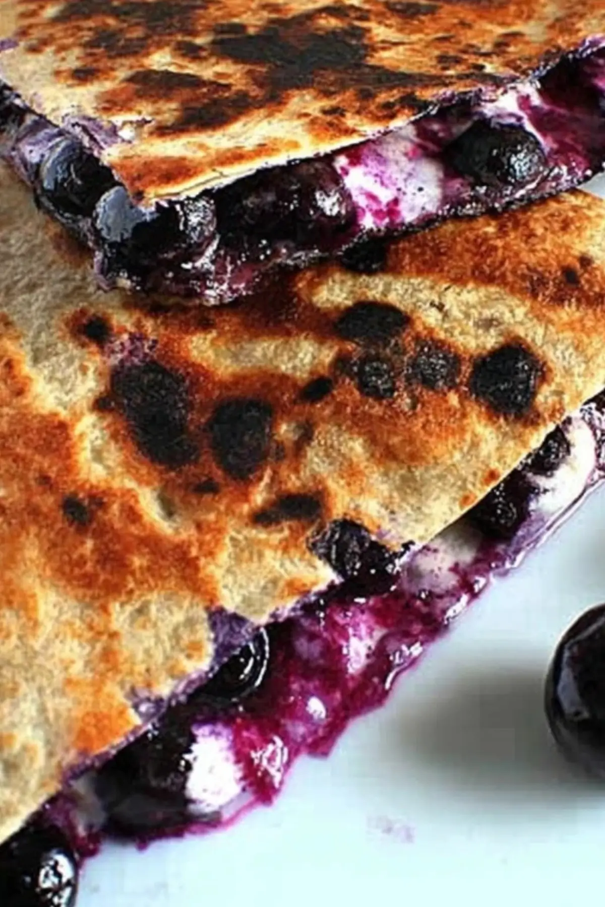 Blueberry Breakfast Quesadilla