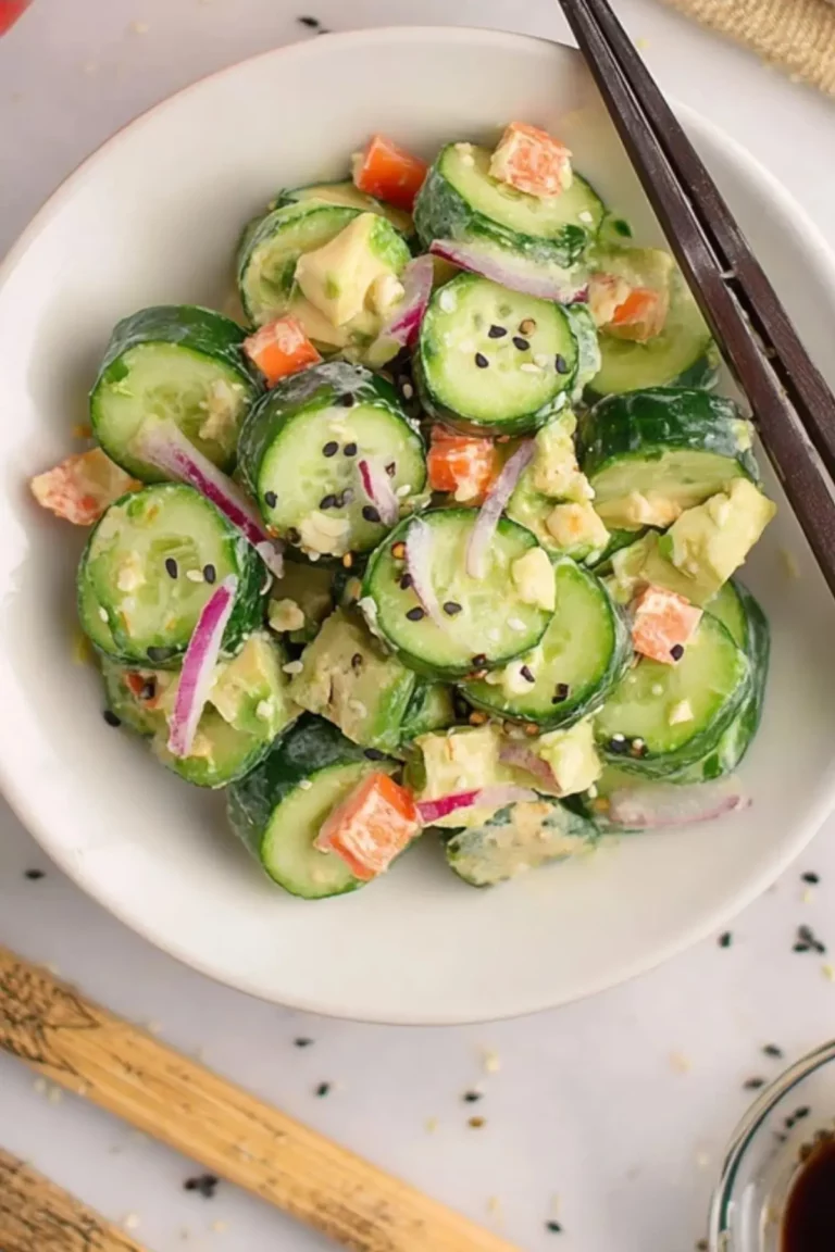 California Roll Cucumber Salad