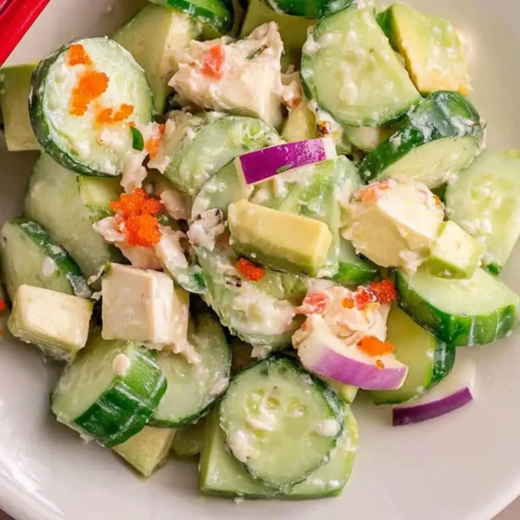 California Roll Cucumber Salad
