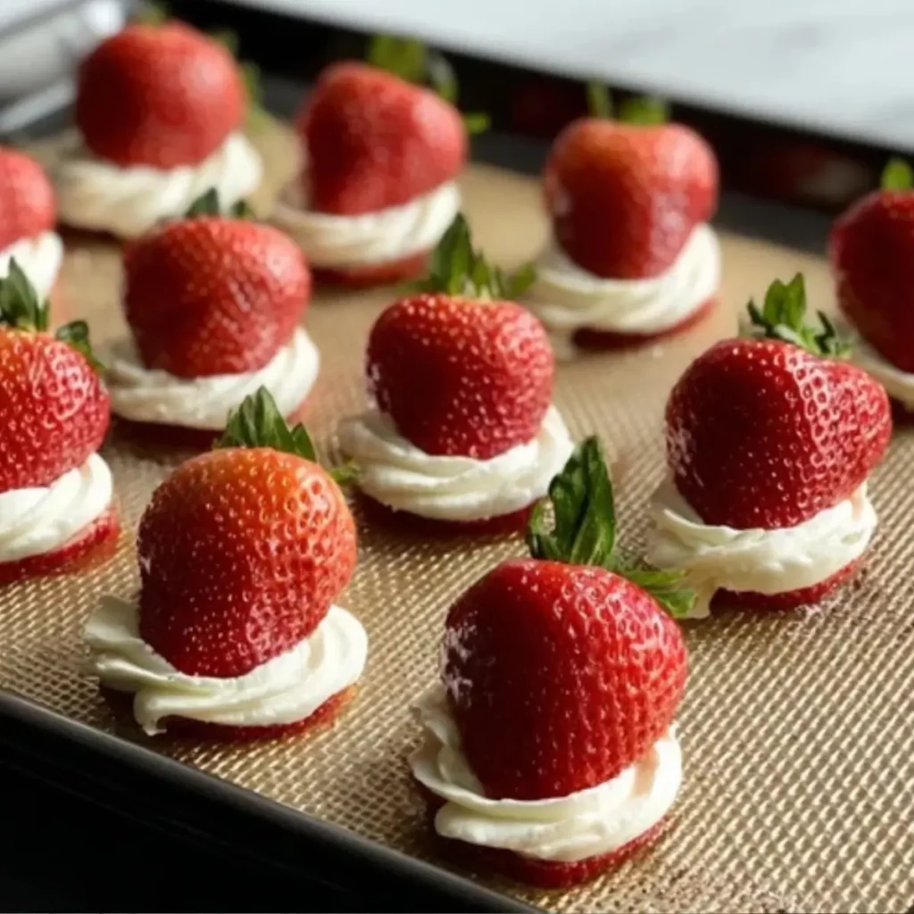 Cheesecake Deviled Strawberries