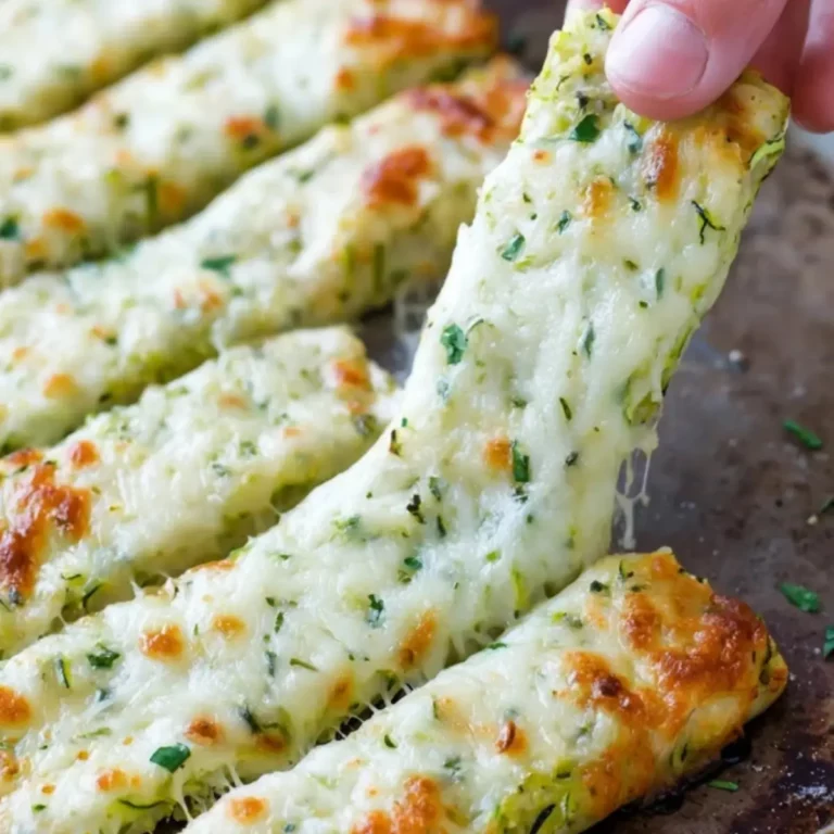 Cheesy Zucchini Breadsticks