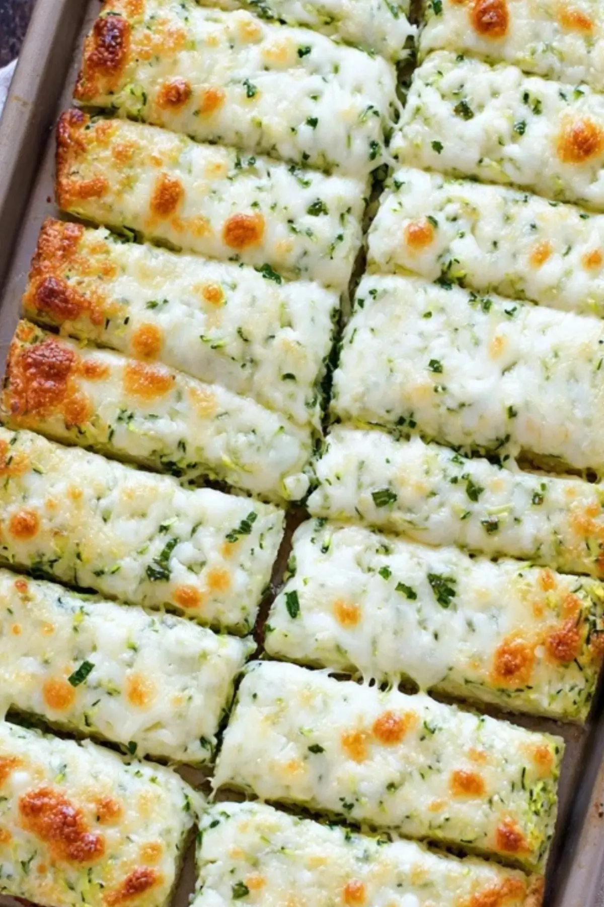 Cheesy Zucchini Breadsticks