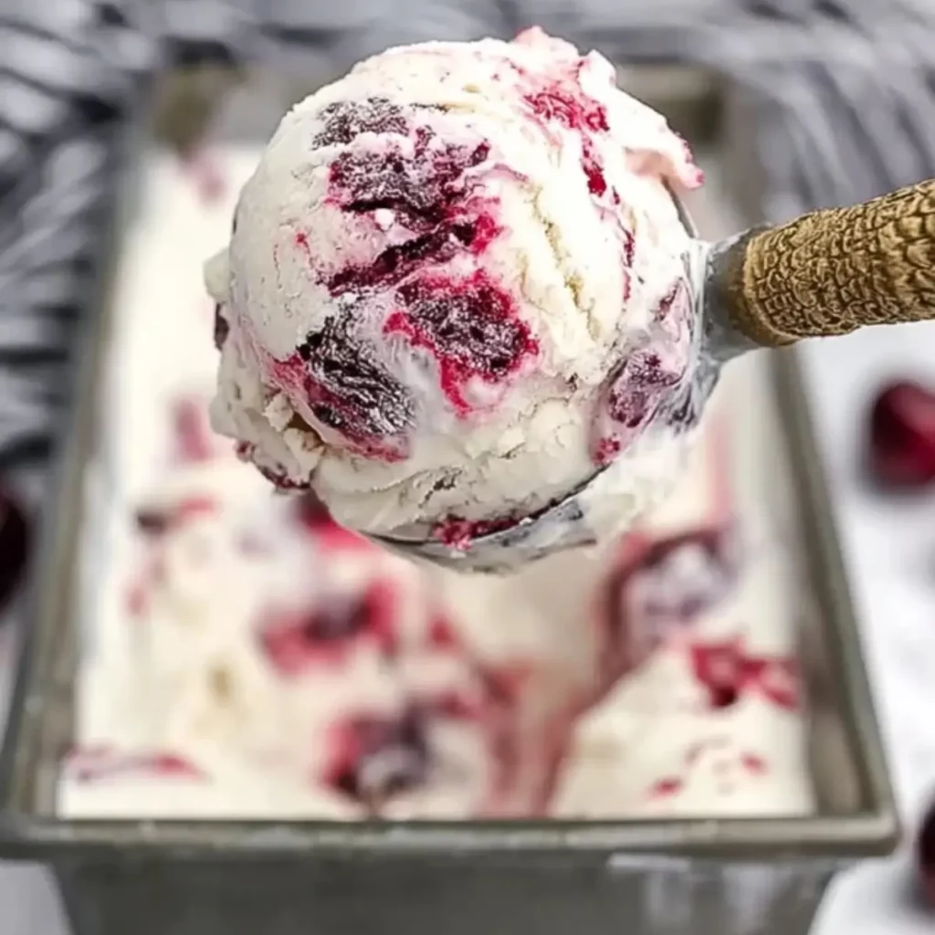 Cherry Vanilla Ice Cream Recipe