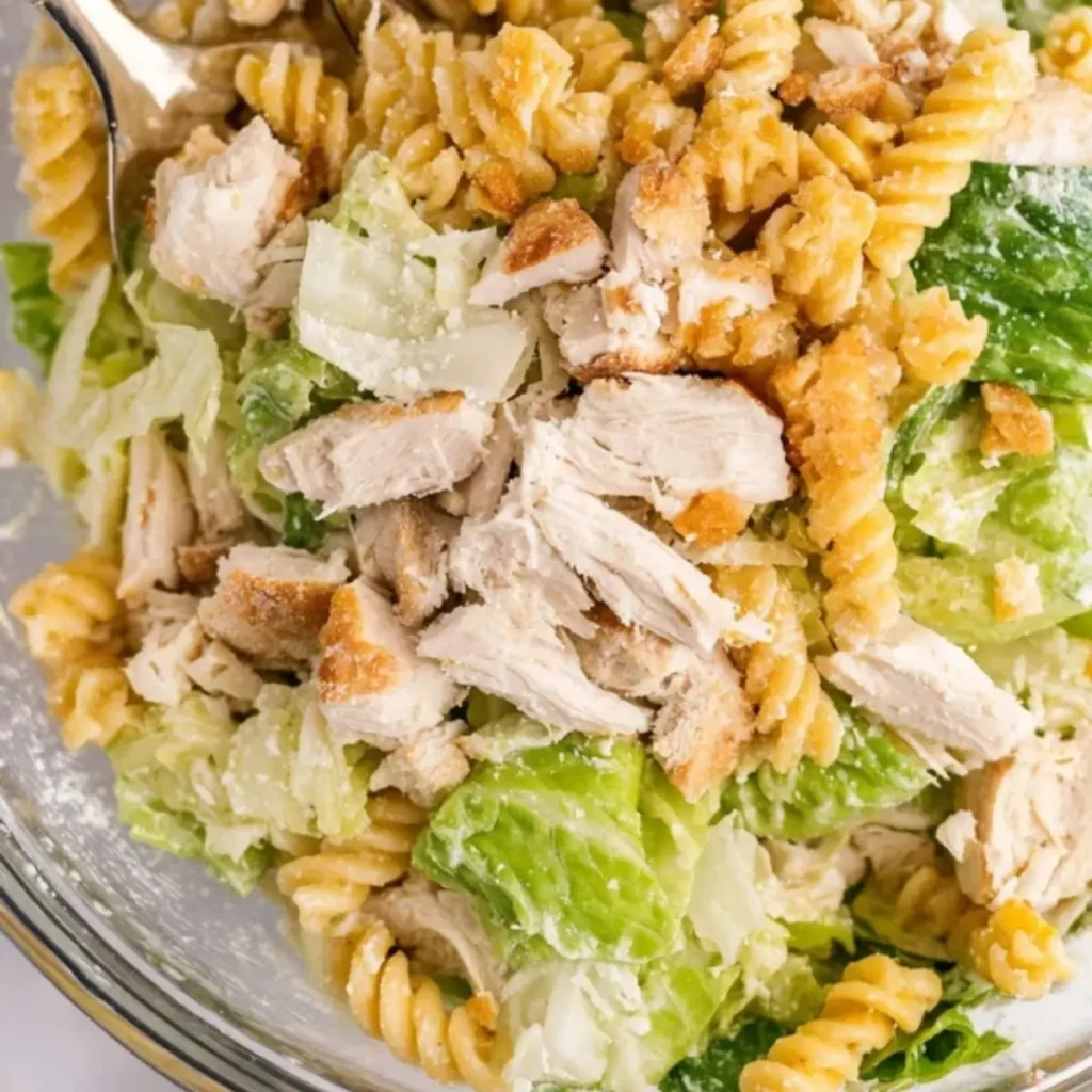 Chicken Caesar Pasta Salad