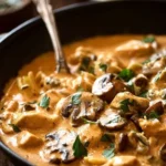 Chicken Stroganoff with Mushrooms