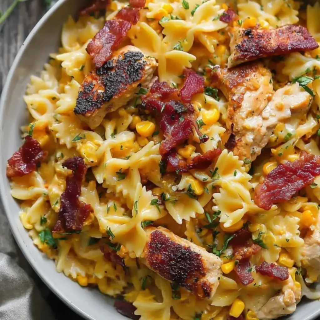 Chicken and Corn Pasta