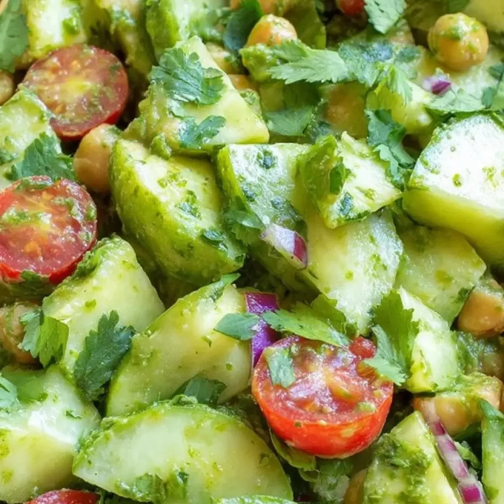 Cilantro Lime Cucumber Salad
