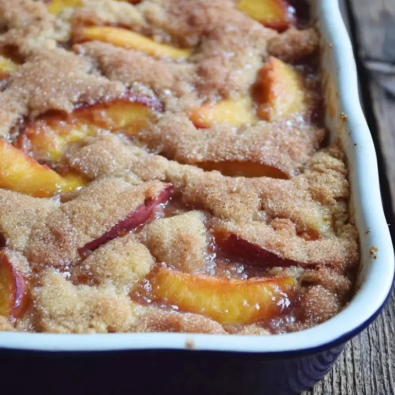 Cinnamon Sugar Nectarine Cobbler