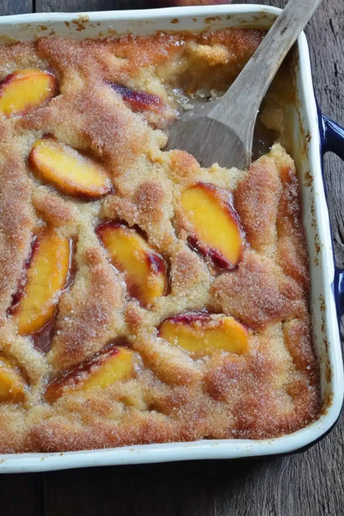Cinnamon Sugar Nectarine Cobbler