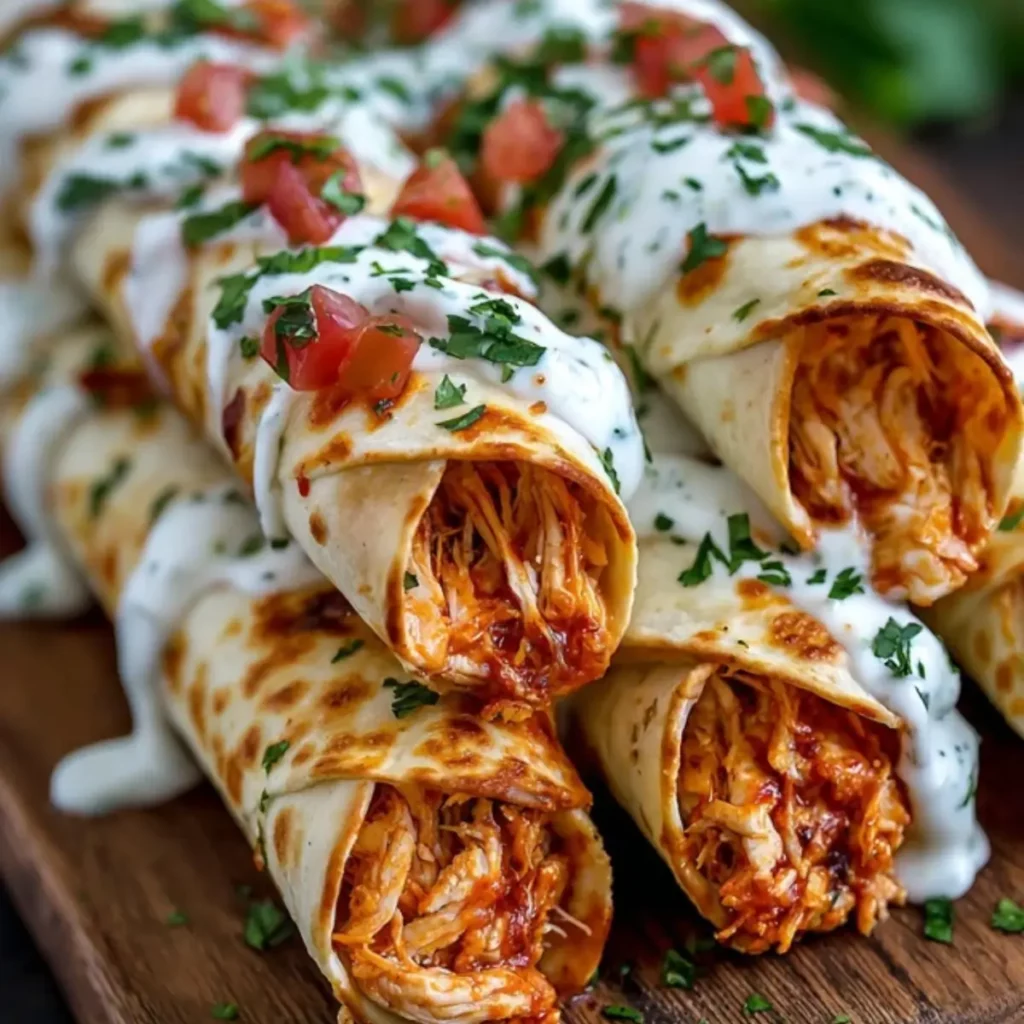 Cream Cheese Chicken Taquitos