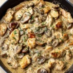 Creamy Chicken Stroganoff