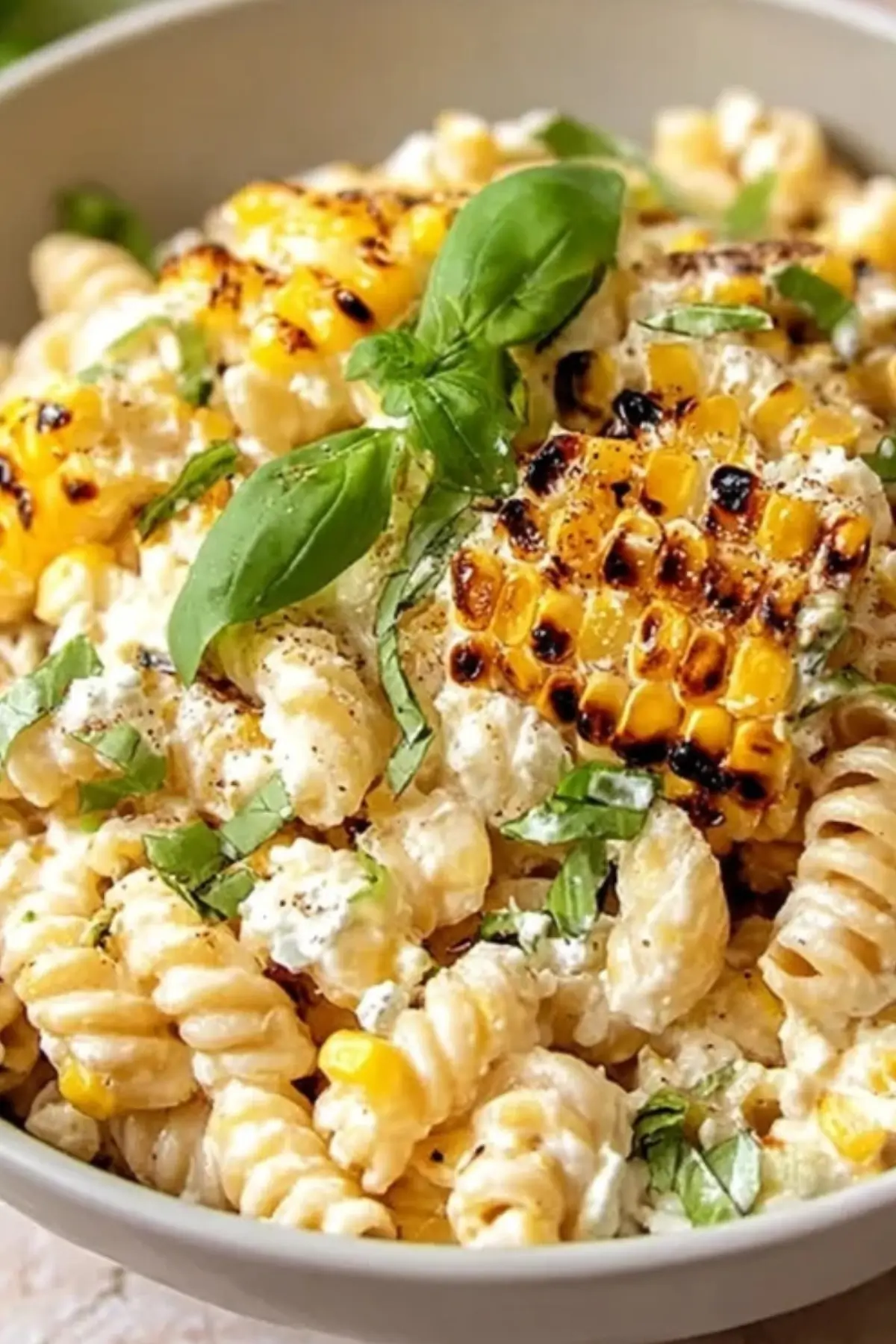 Creamy Street Corn Pasta Salad
